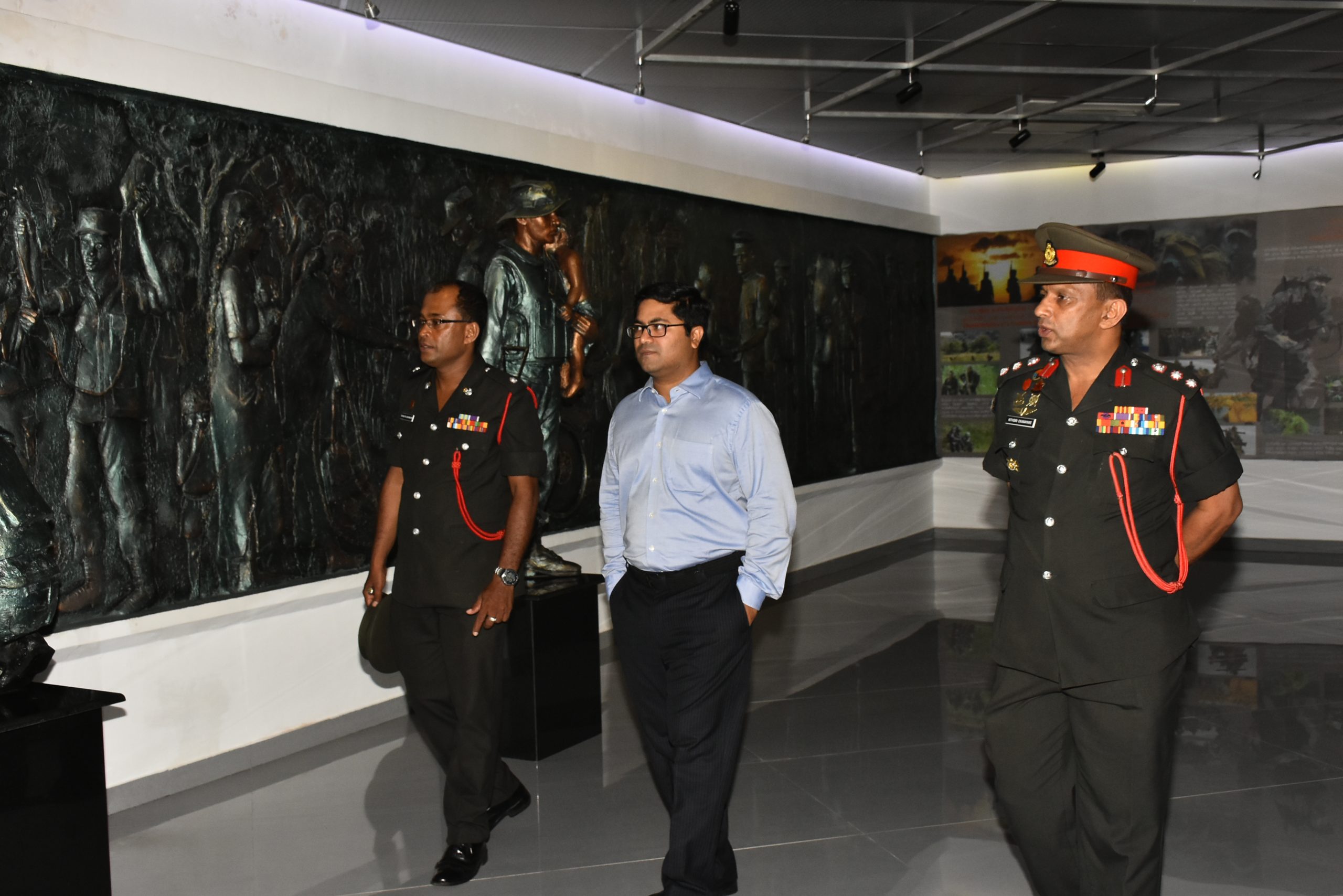 Light Infantry War Museum visit with UN University of Peace professors