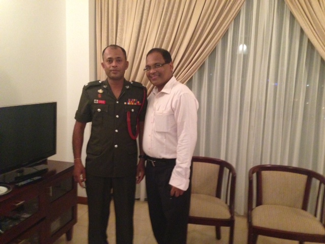 With Professor Gunaratne, an eminent scholar in Jihadi terrorism